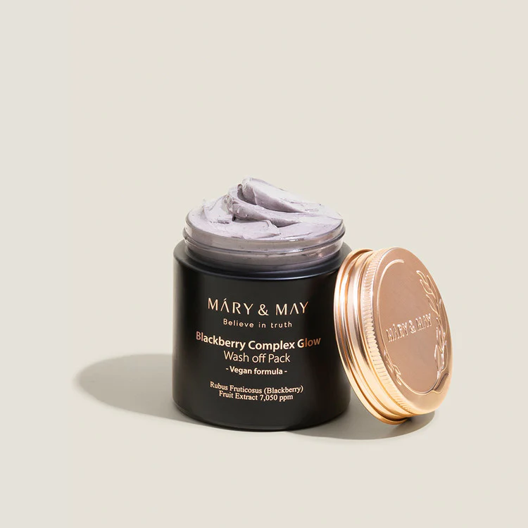 [Mary&May] Blackberry Complex Glow Wash off Pack 125g - Image 4