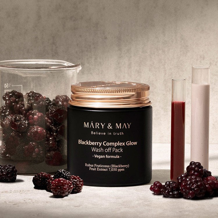 [Mary&May] Blackberry Complex Glow Wash off Pack 125g - Image 5