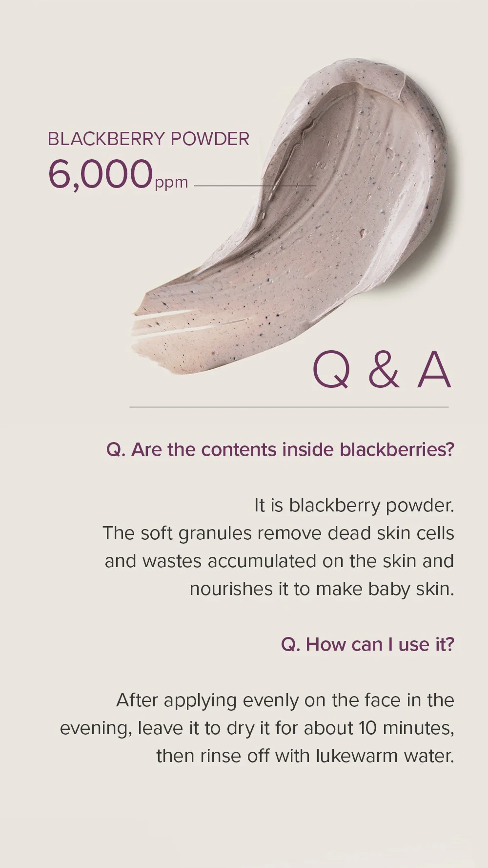 [Mary&May] Blackberry Complex Glow Wash off Pack 125g - Image 9