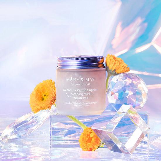 [Mary&May] Calendula Peptide Ageless Sleeping Mask 110g - Image 4