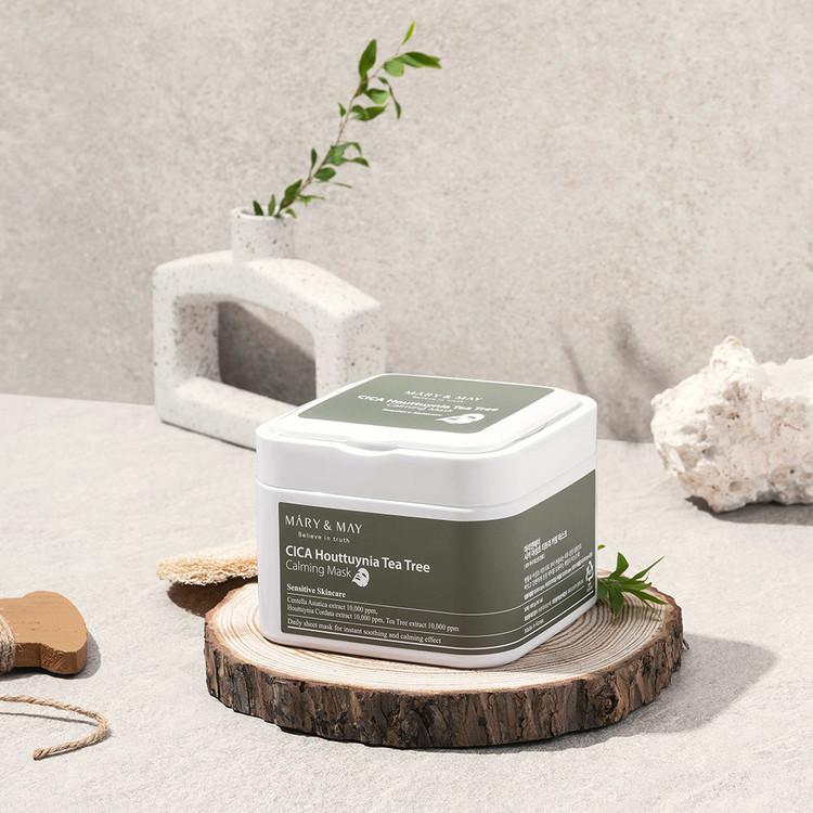 [Mary&May] Cica Houttuynia cordata Tea Tree Calming Mask Pack - 30 sheets - Image 6