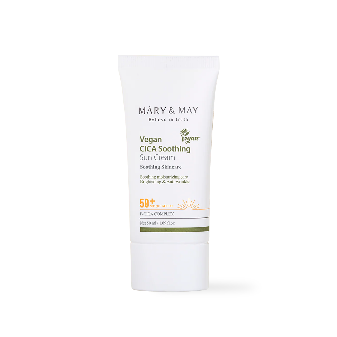 [Mary&May] CICA Soothing Sun Cream SPF50+ PA++++ - 50ml