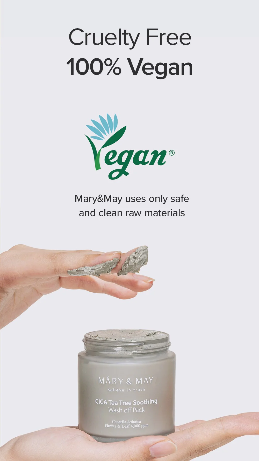 [Mary&May] CICA TeaTree Soothing Wash off Pack 125g - Image 16