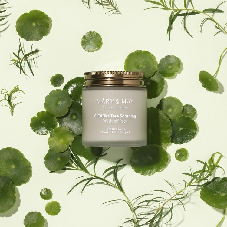 [Mary&May] CICA TeaTree Soothing Wash off Pack 125g - Image 3