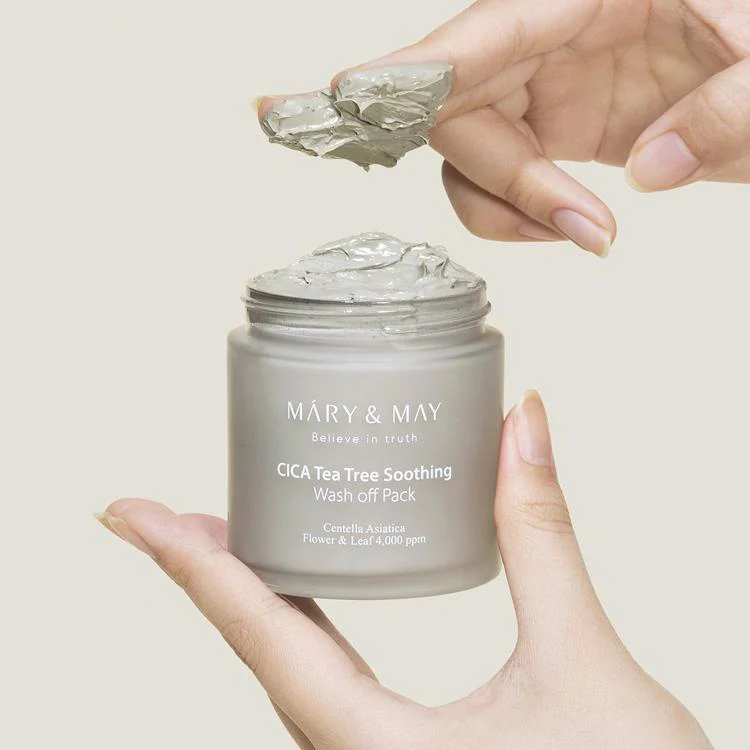 [Mary&May] CICA TeaTree Soothing Wash off Pack 125g - Image 5