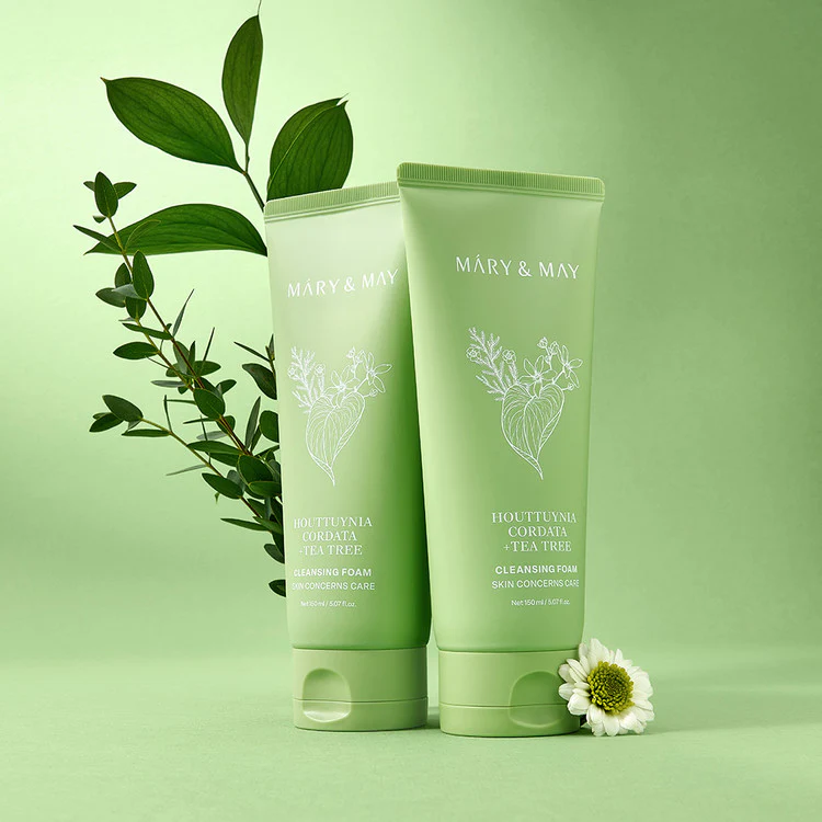 [Mary&May] Houttuynia Cordata + Tea Tree Cleansing Foam - 150ml - Image 3