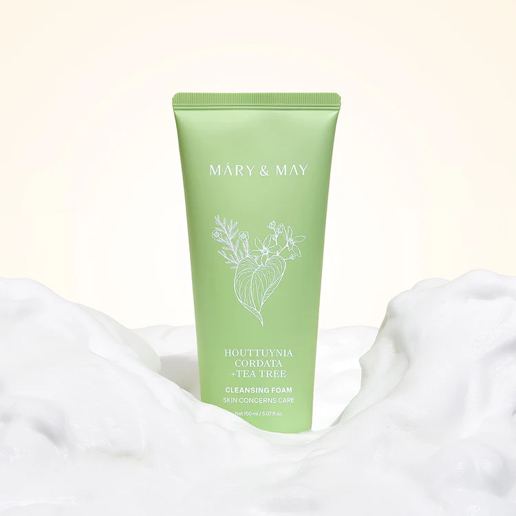 [Mary&May] Houttuynia Cordata + Tea Tree Cleansing Foam - 150ml - Image 5