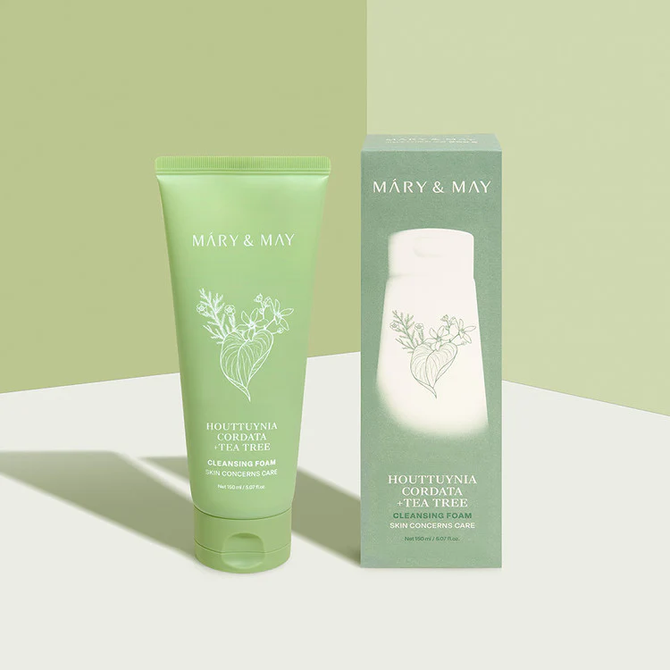 [Mary&May] Houttuynia Cordata + Tea Tree Cleansing Foam - 150ml - Image 7