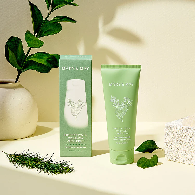 [Mary&May] Houttuynia Cordata + Tea Tree Cleansing Foam - 150ml - Image 8