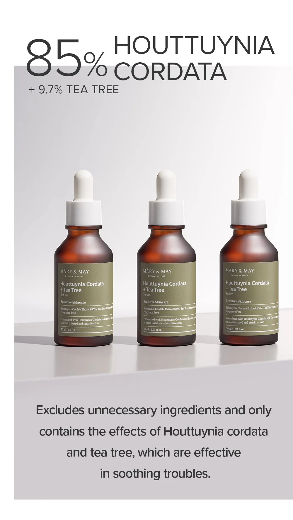 [Mary&May] Houttuynia Cordata +Tea Tree Serum - 30ml - Image 11