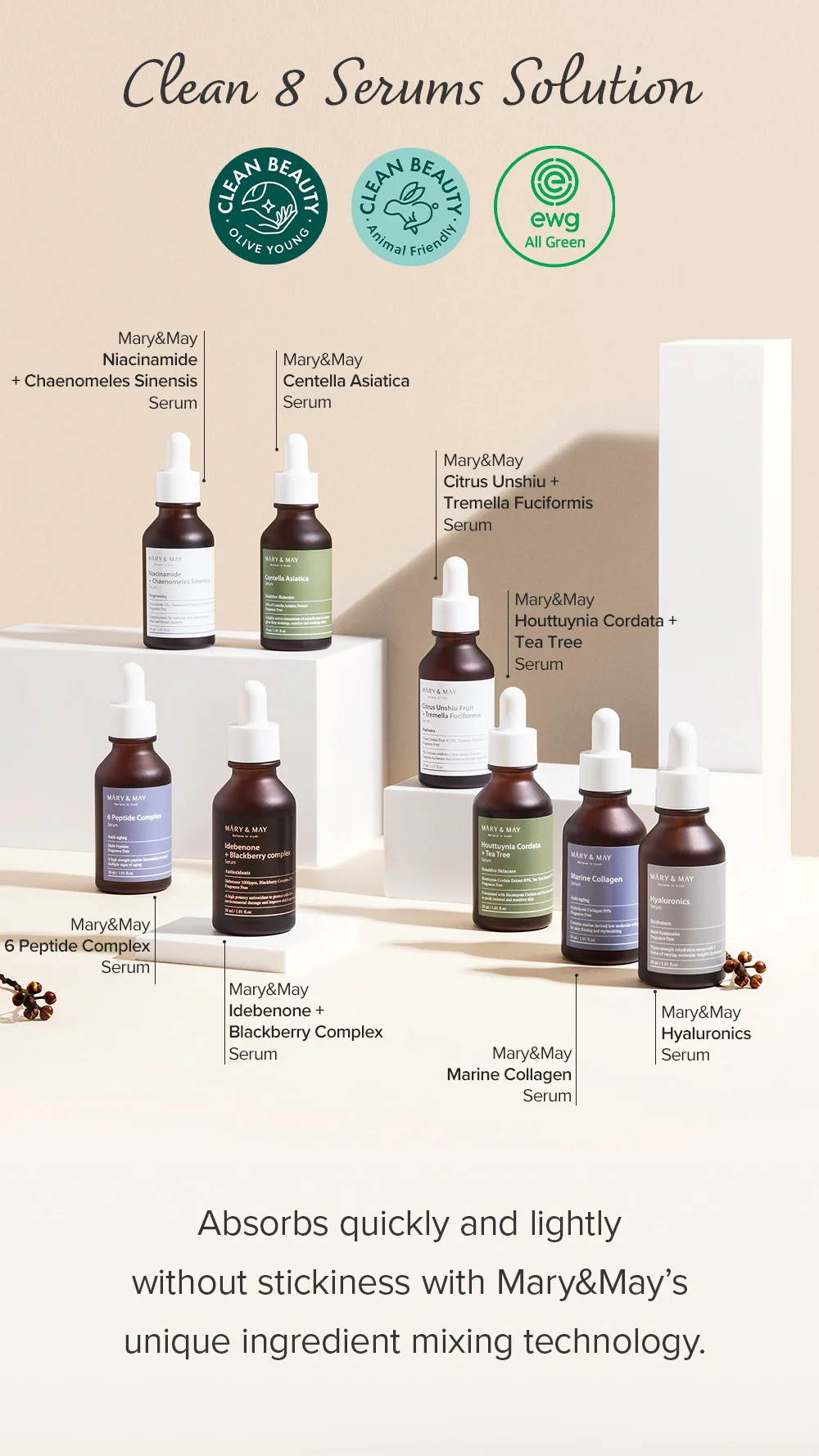[Mary&May] Houttuynia Cordata +Tea Tree Serum - 30ml - Image 13