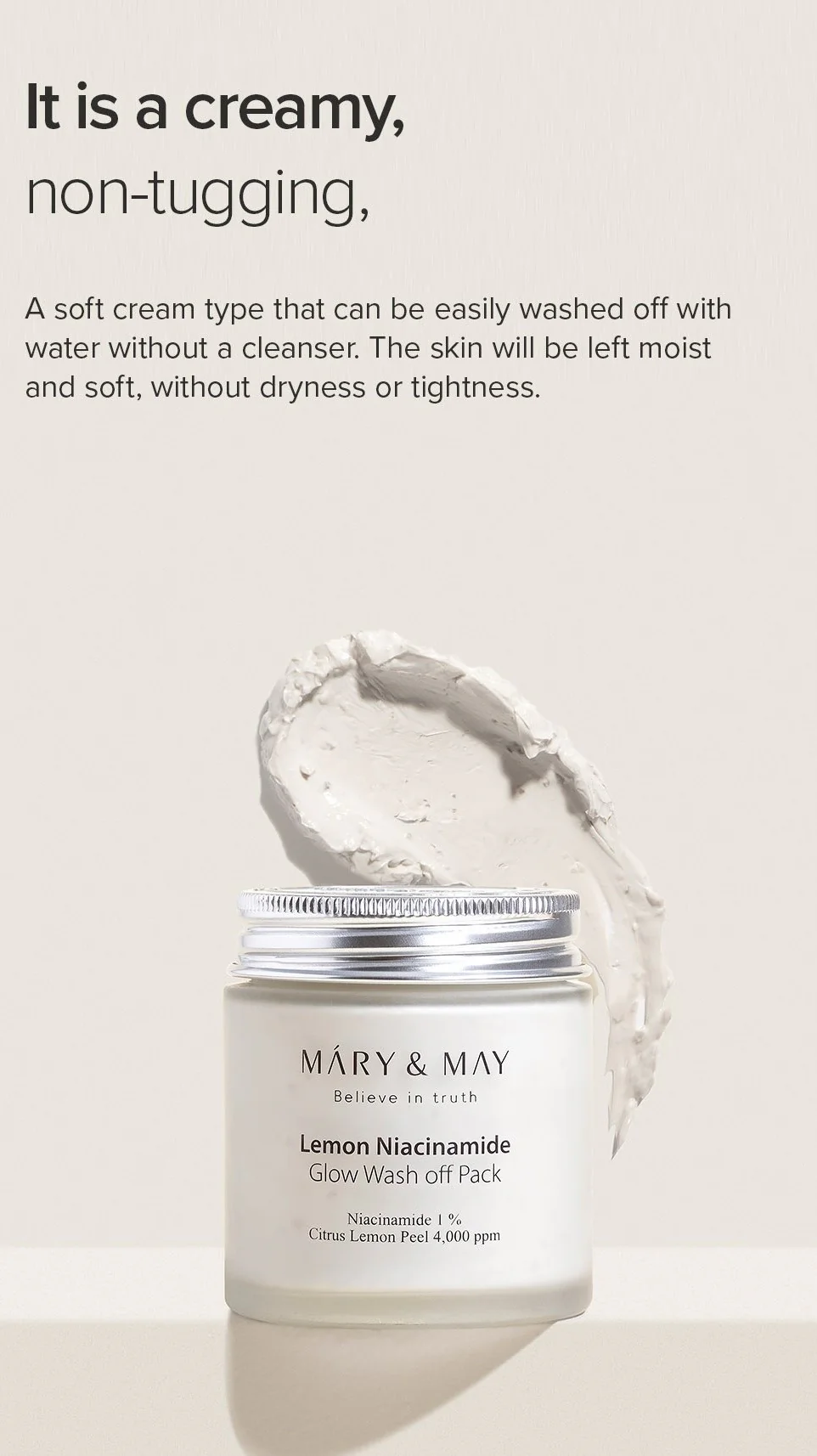 [Mary&May] Lemon Niacinamide Glow Wash Off Pack 125g - Image 13