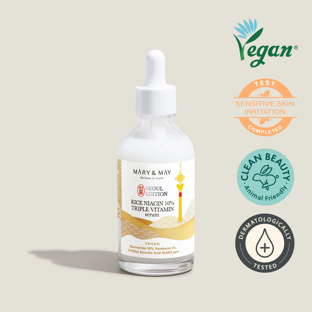 [Mary&May] Rice niacin 10% Triple Vitamin Serum 80ml - Image 3