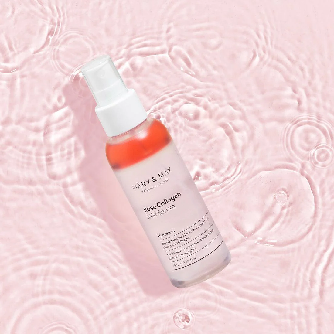 [Mary&May] Rose Collagen Mist Serum 100ml - Image 3