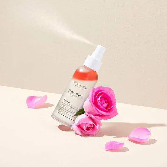 [Mary&May] Rose Collagen Mist Serum 100ml - Image 4