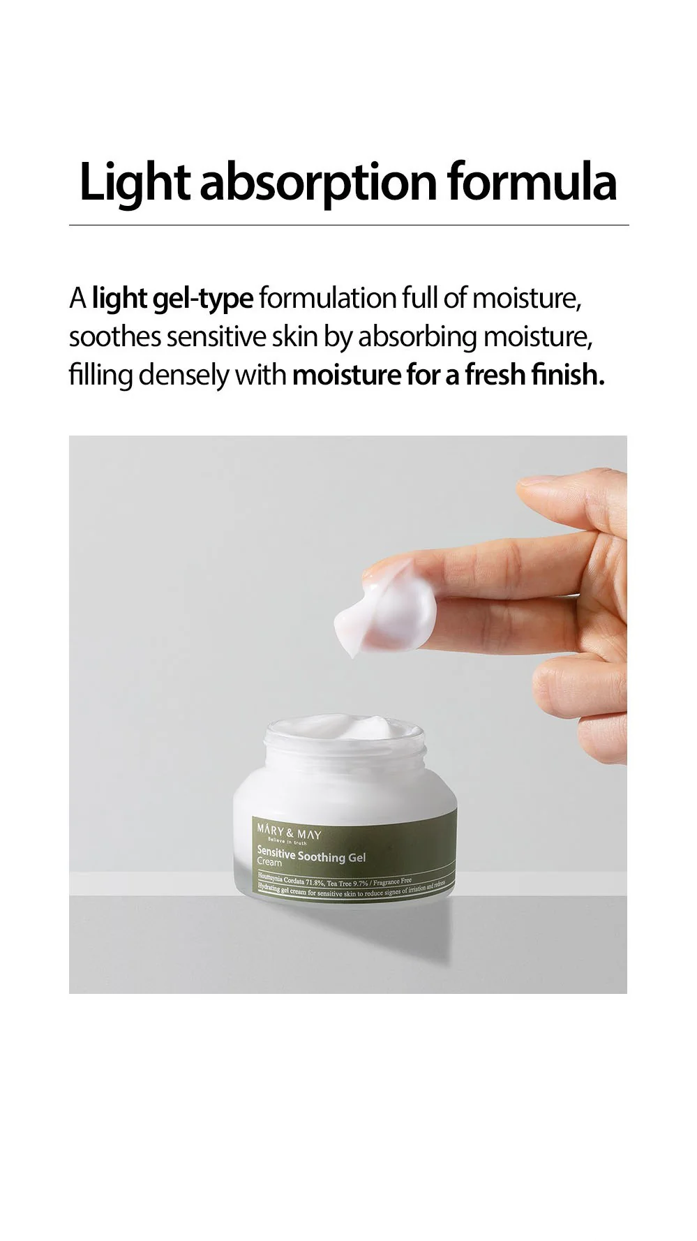 [Mary&May] Sensitive Soothing Gel Cream 70g - Image 15