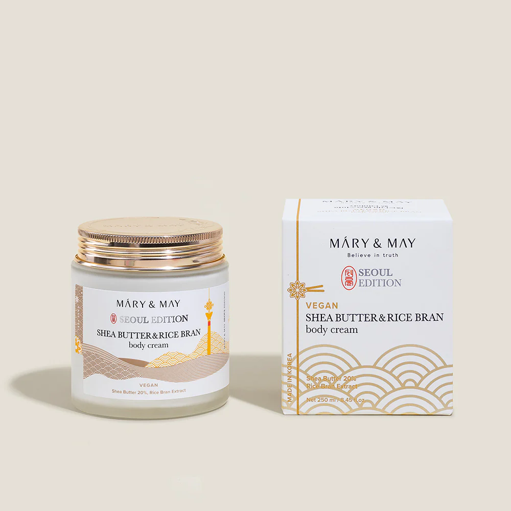 [Mary&May] Shea Butter & Rice Bran Body Cream 250ml - Image 6