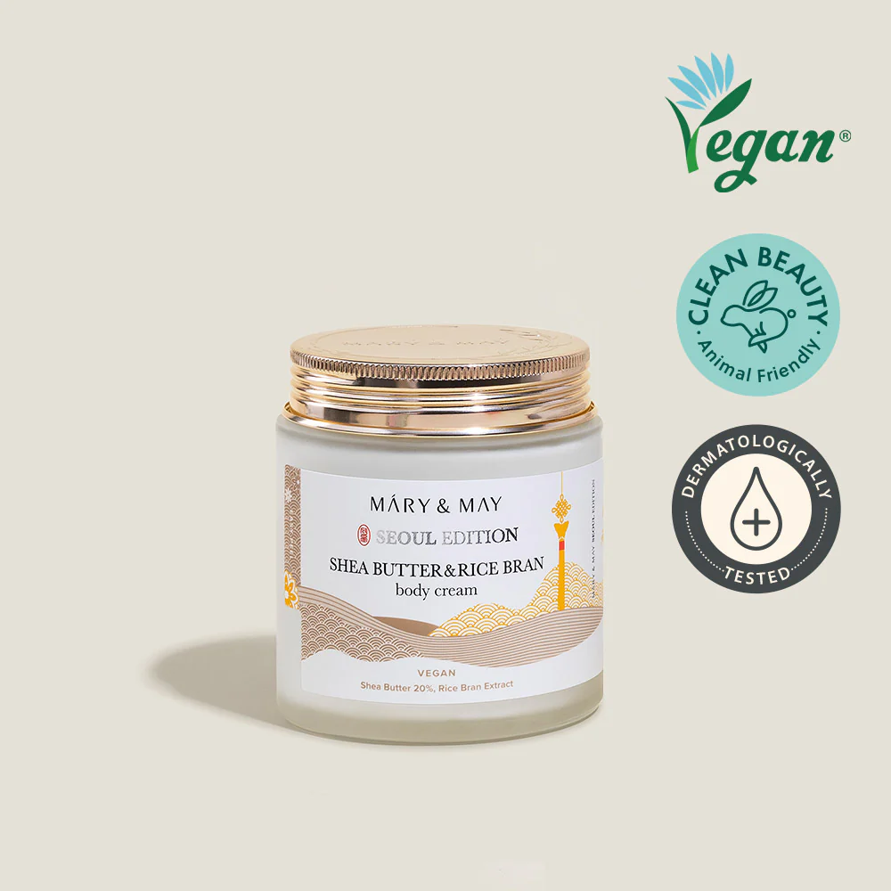 [Mary&May] Shea Butter & Rice Bran Body Cream 250ml - Image 8