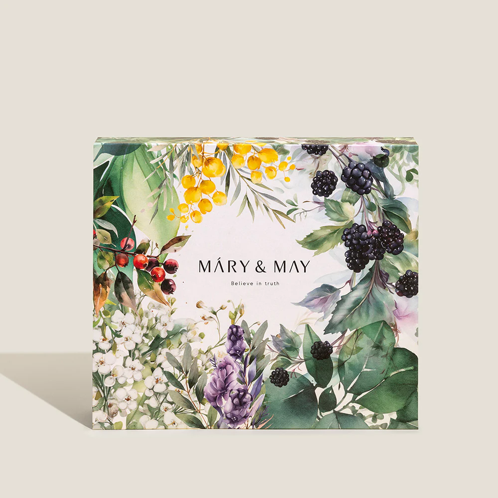 [Mary&May] Set Dúo de Gel Calmante + Crema de Idebenona y Mora 100g x2 - Image 3