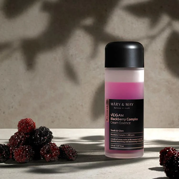 [Mary&May] Vegan Blackberry Complex Cream Essence 140ml - Image 4