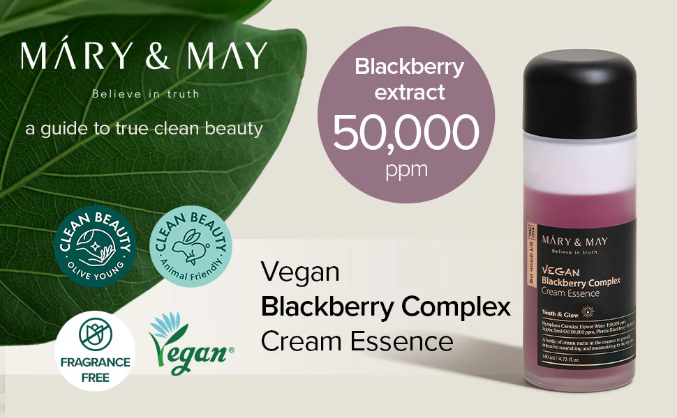 [Mary&May] Vegan Blackberry Complex Cream Essence 30ml [Miniature] - Image 5
