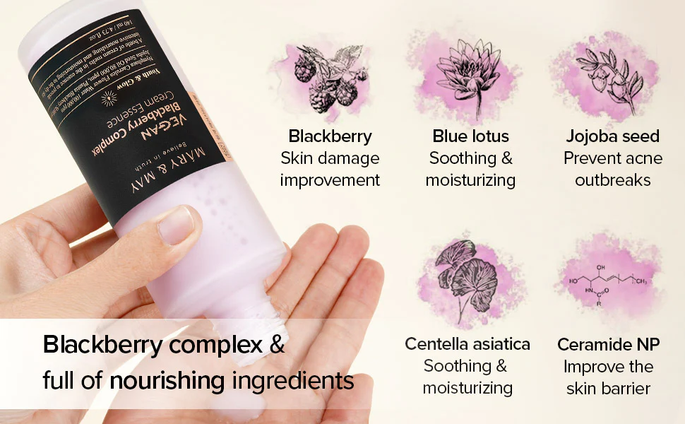 [Mary&May] Vegan Blackberry Complex Cream Essence 30ml [Miniature] - Image 8