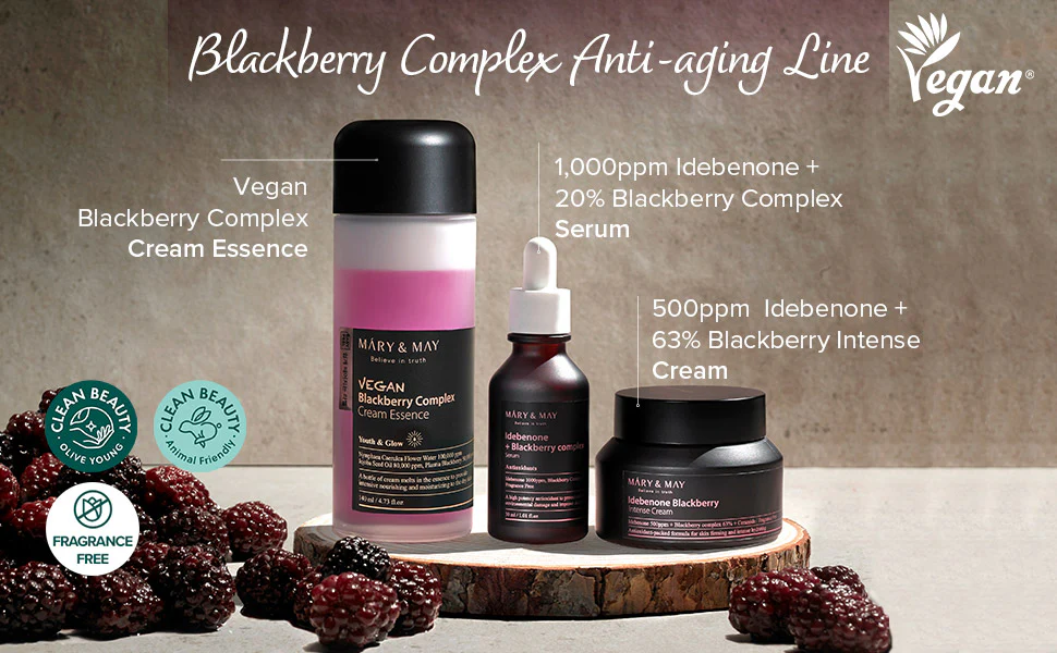 [Mary&May] Vegan Blackberry Complex Cream Essence 30ml [Miniature] - Image 9