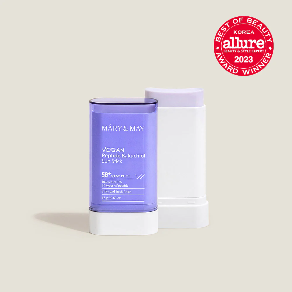 [Mary&May] Vegan Peptide Bakuchiol Sun Stick SPF50+ PA++++ 18g - Image 15