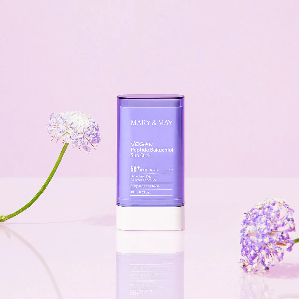 [Mary&May] Vegan Peptide Bakuchiol Sun Stick SPF50+ PA++++ 18g - Image 4