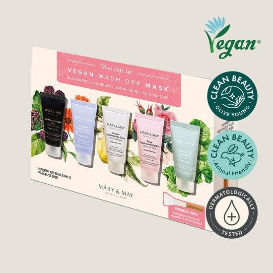 [Mary&May] Vegan Wash Off Mask Mini Gift Set (30g x5) - Image 3