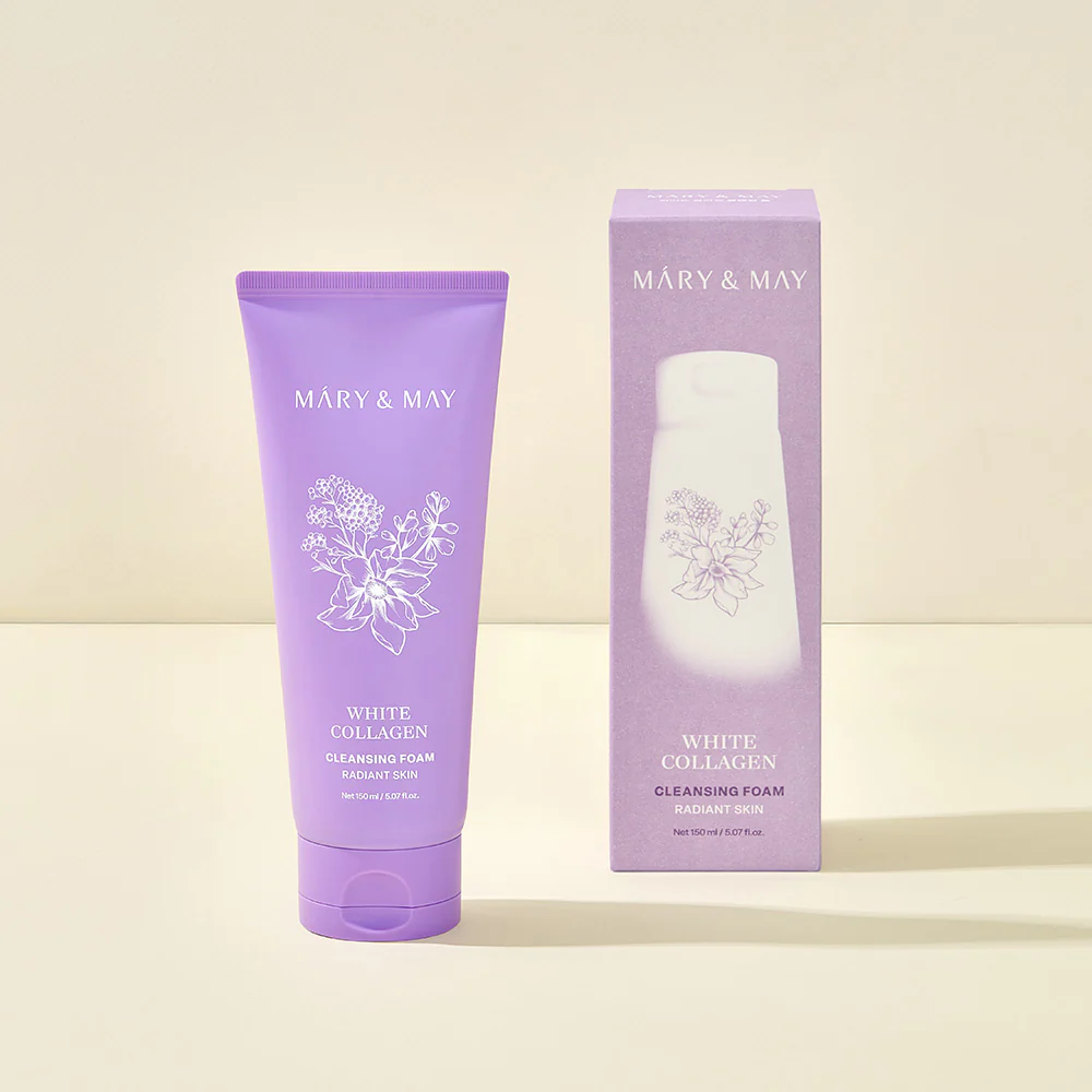 [Mary&May] White Collagen Cleansing Foam 150ml - Image 5