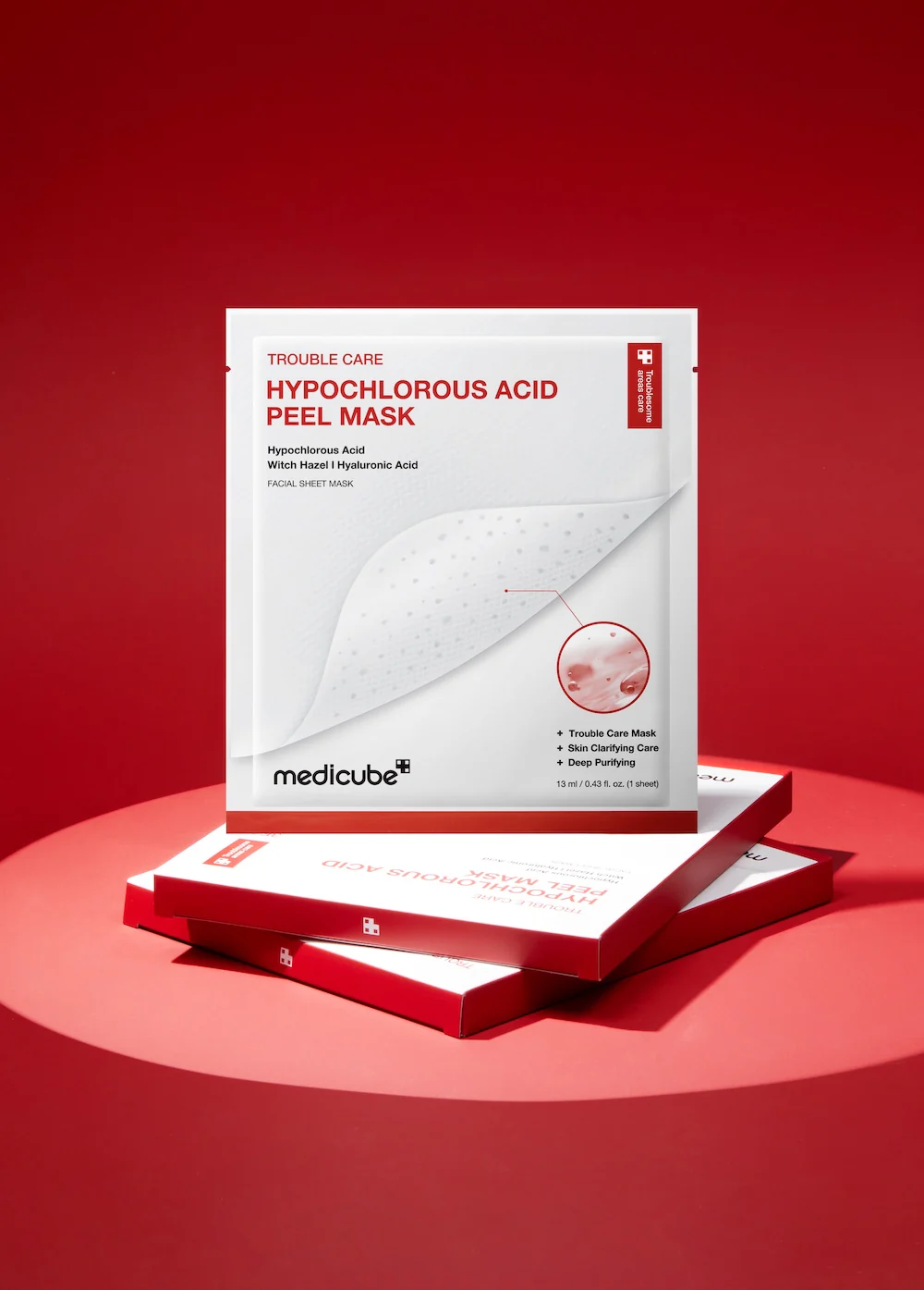 [Medicube] Hypochlorous Acid Peel Mask 3ea - Image 3