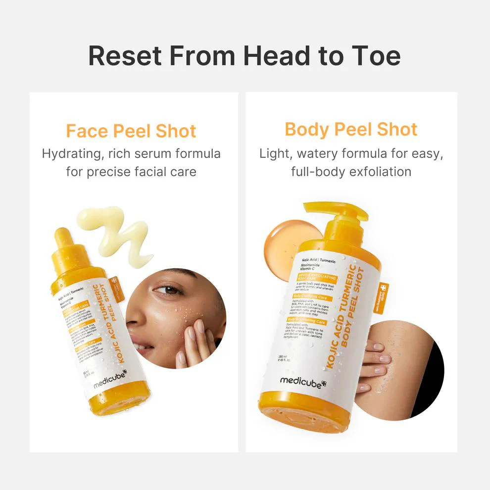 [Medicube] Kojic Acid Turmeric Body Peel Shot 280ml - Image 9