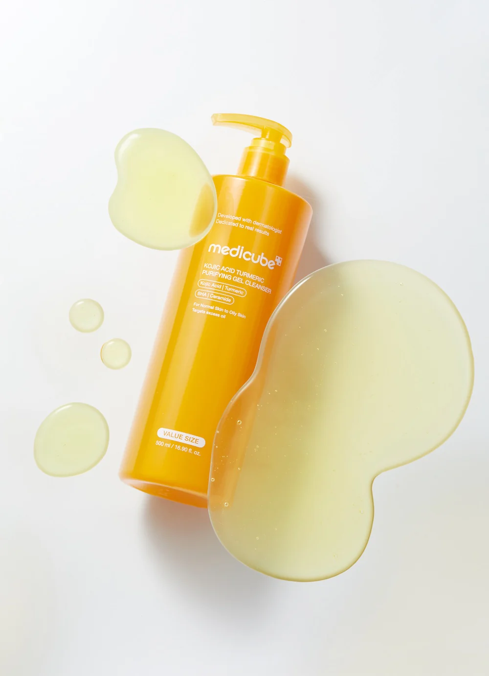 [Medicube] Kojic Acid Turmeric Gel to Foam Cleanser 500ml - Image 5