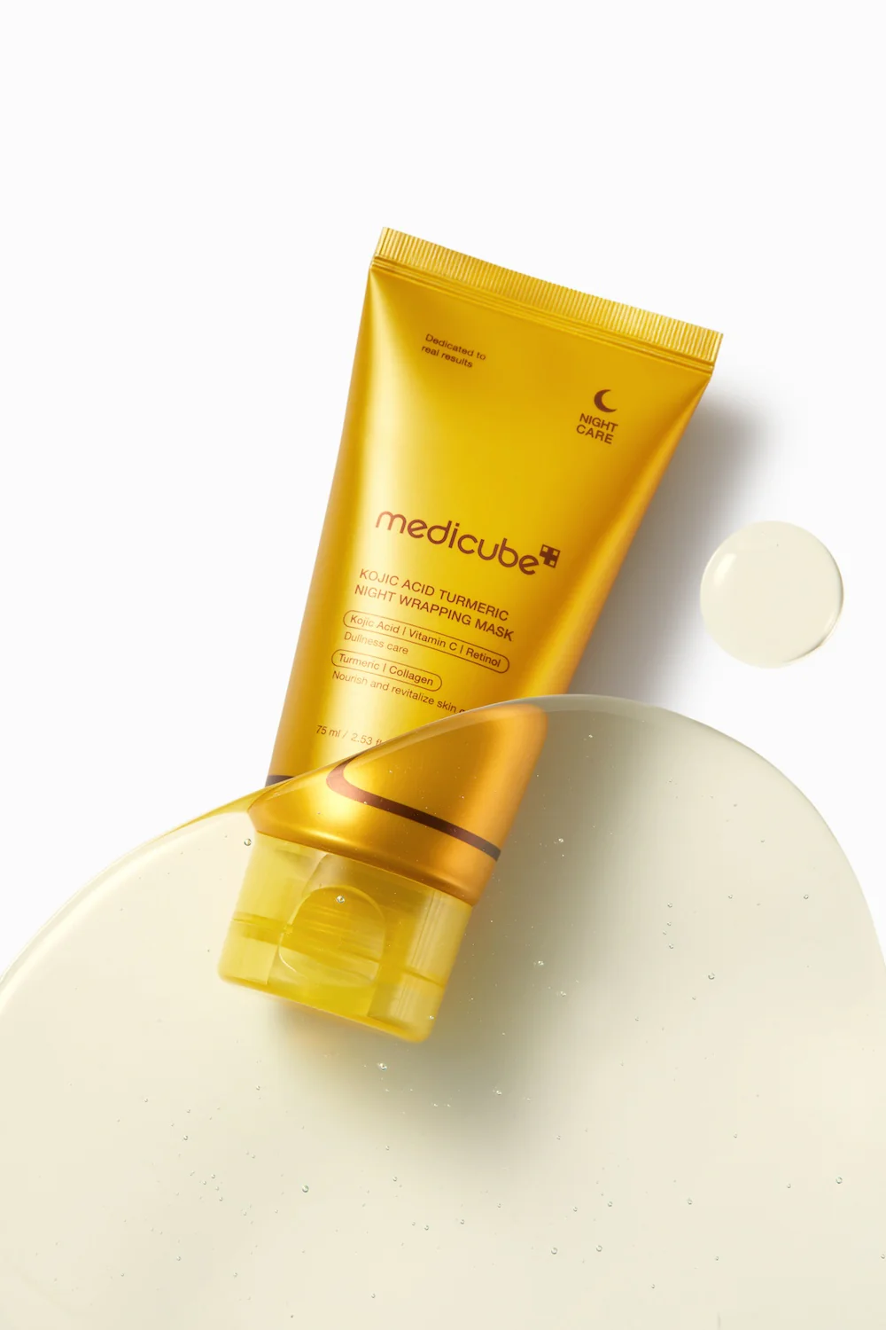 [Medicube] Mascarilla envolvente nocturna de cúrcuma y ácido kójico (75 ml) - Image 3