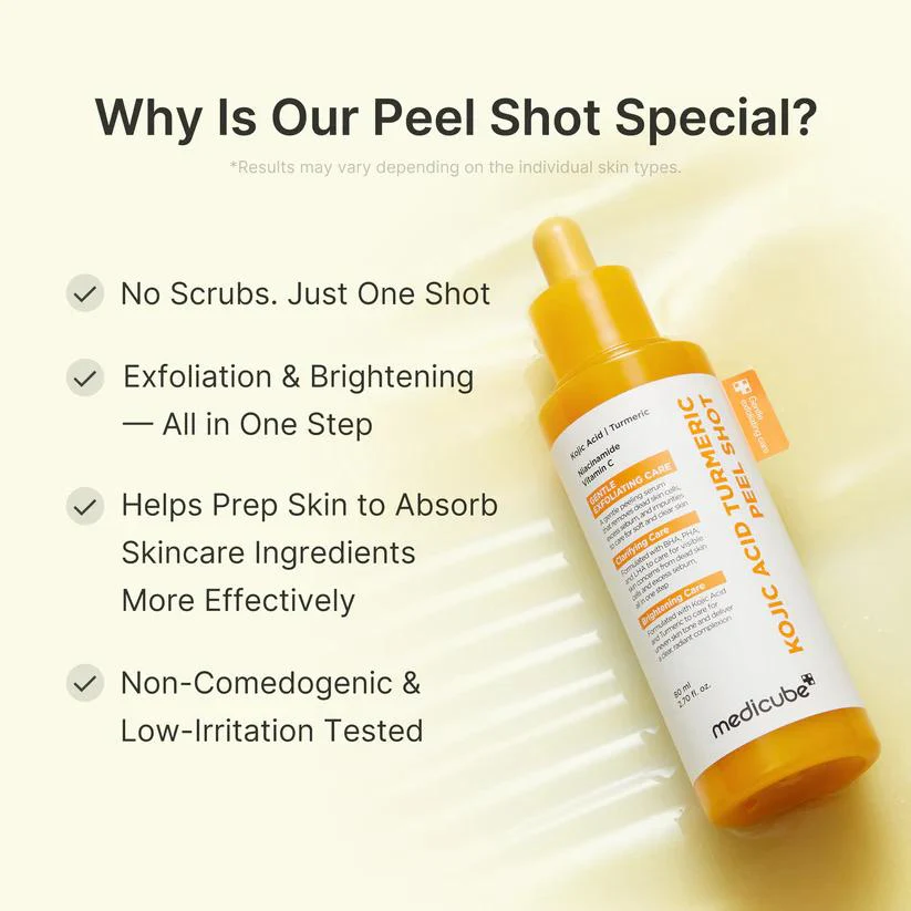 [Medicube] Kojic Acid Turmeric Peel Shot 80ml - Image 6