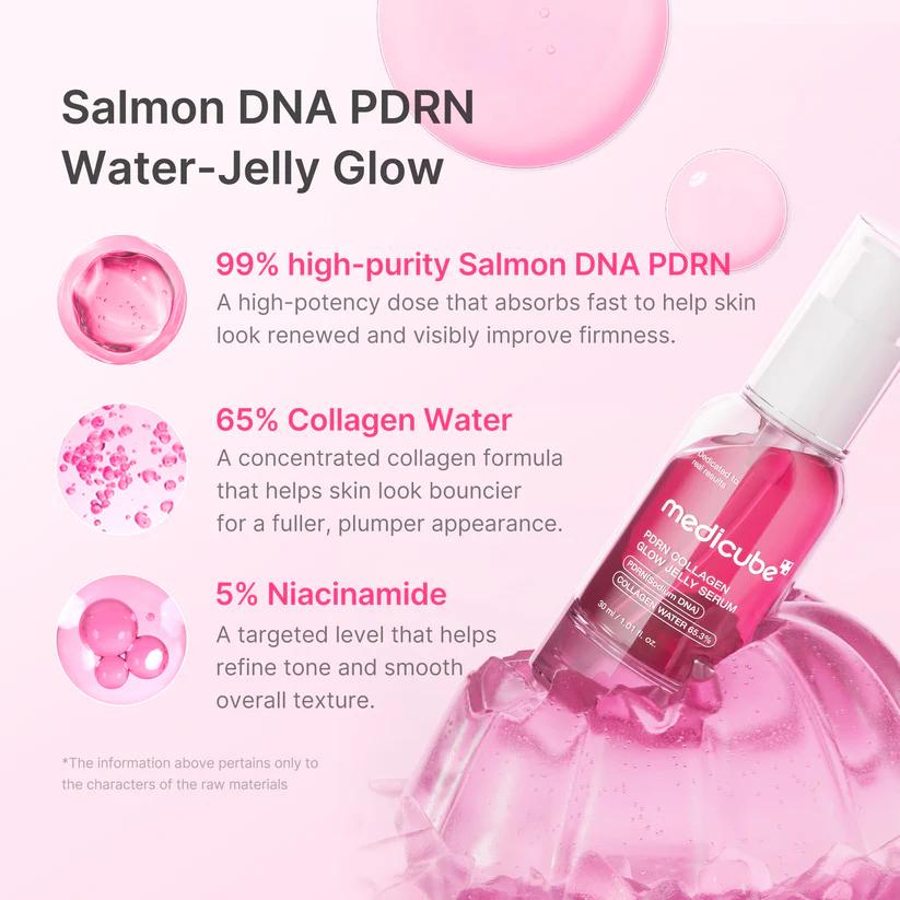 [Medicube] PDRN Collagen Glow Jelly Serum 30ml - Image 10