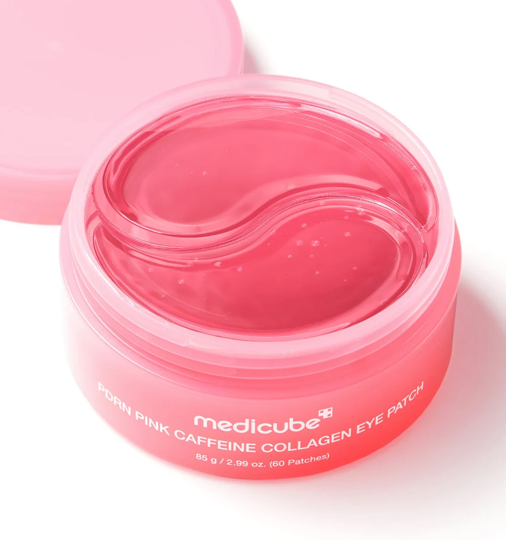 [Medicube] PDRN Pink Caffeine Collagen Eye Patch 60pcs - Image 2