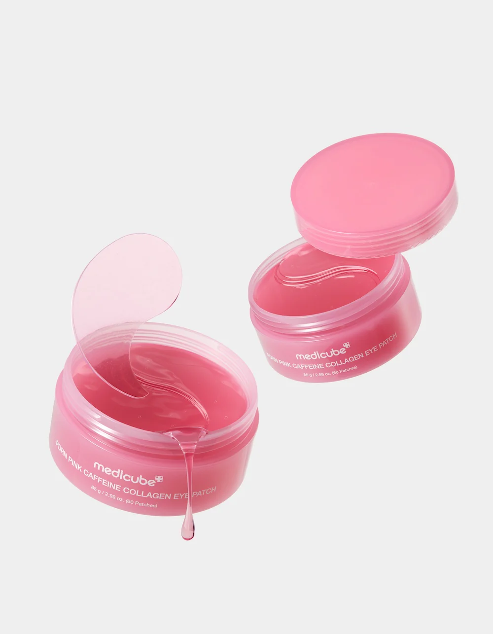 [Medicube] PDRN Pink Caffeine Collagen Eye Patch 60pcs - Image 3