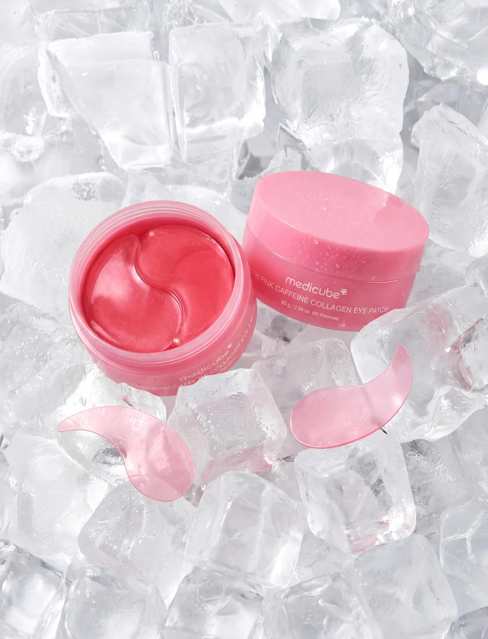 [Medicube] PDRN Pink Caffeine Collagen Eye Patch 60pcs - Image 5