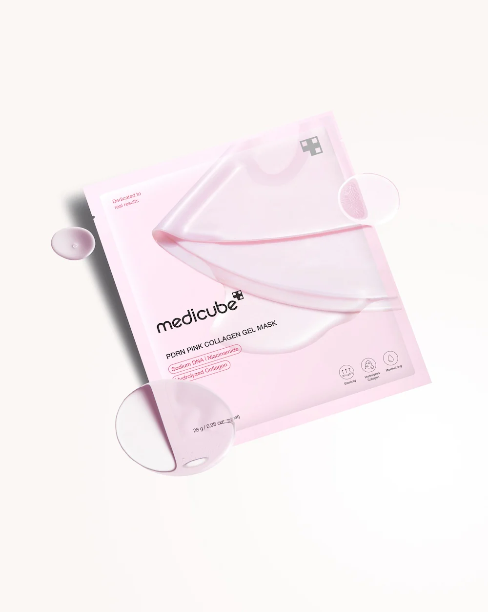 [Medicube] PDRN Mascarilla de gel de colágeno rosa 4EA - Image 5