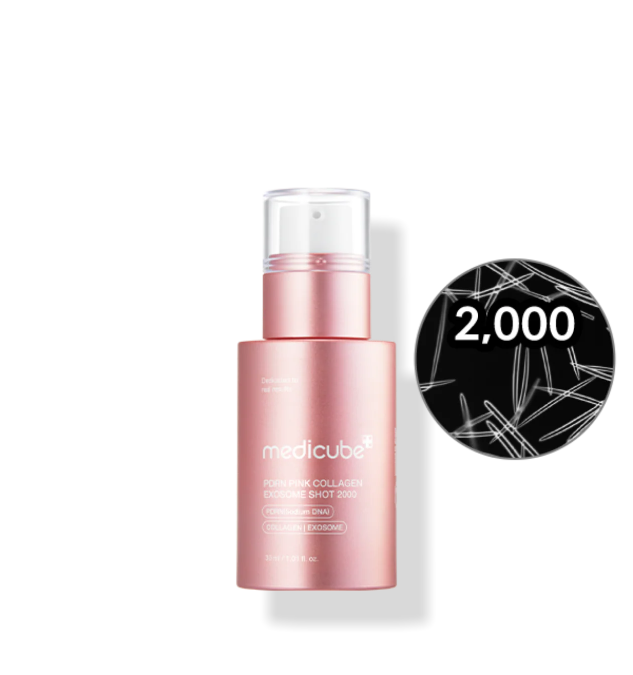 [Medicube] Ampolla de colágeno rosa PDRN con exosoma 2000 30ml