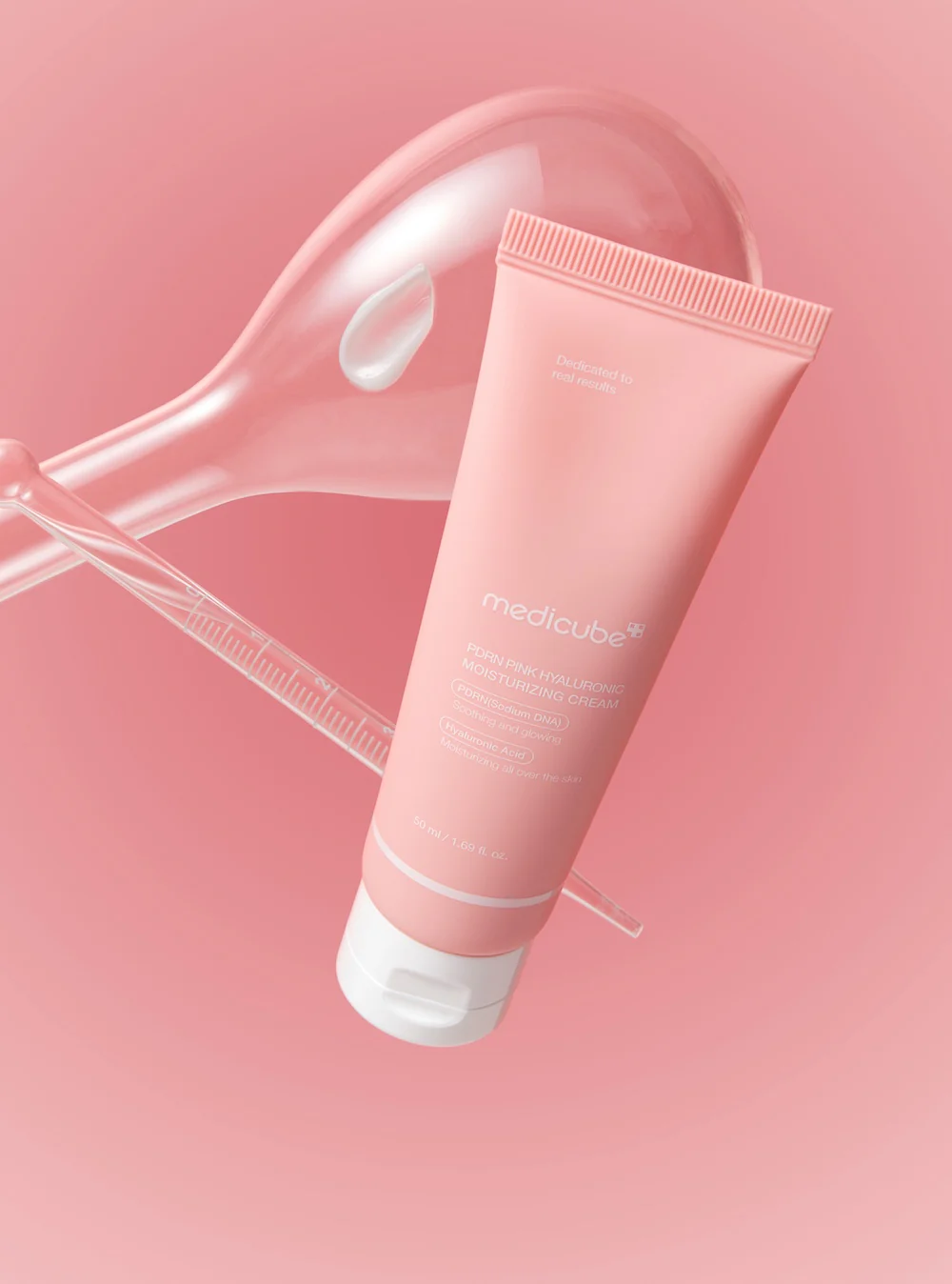 [Medicube] PDRN Crema hidratante con ácido hialurónico rosa 50 ml - Image 6