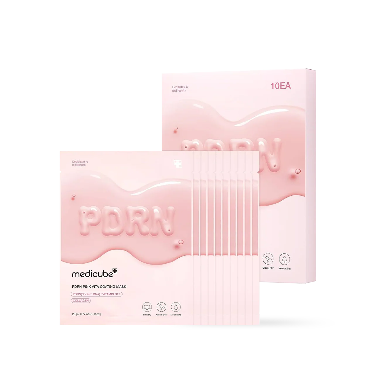 [Medicube] PDRN Pink Vita Coating Mask - 2 unidades - Image 2