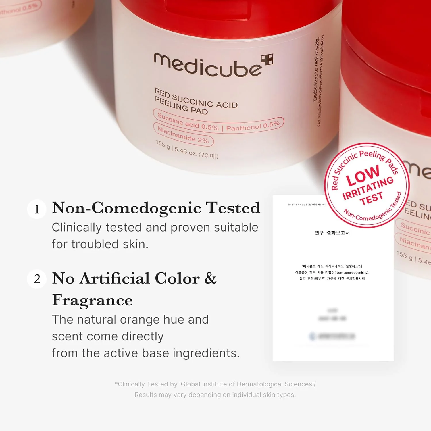 [Medicube] Discos Exfoliantes con Ácido Succínico Rojo 70 unidades - Image 6