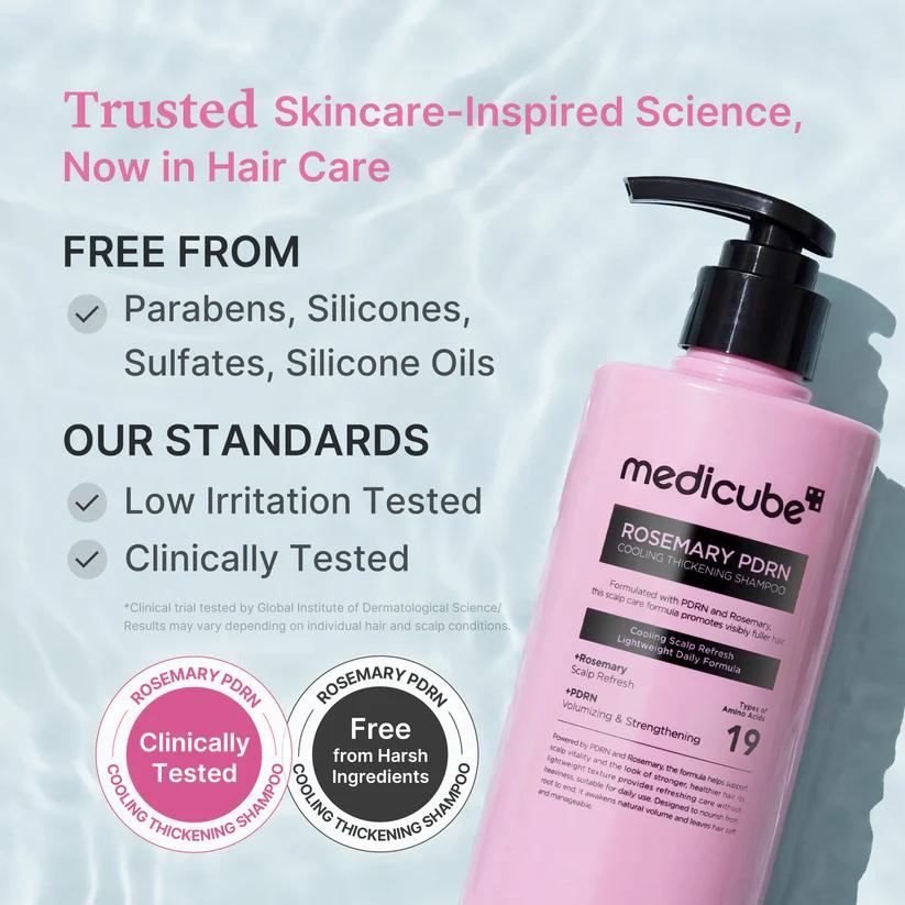 [Medicube] Rosemary PDRN Cooling Thickening Shampoo 400ml - Image 10