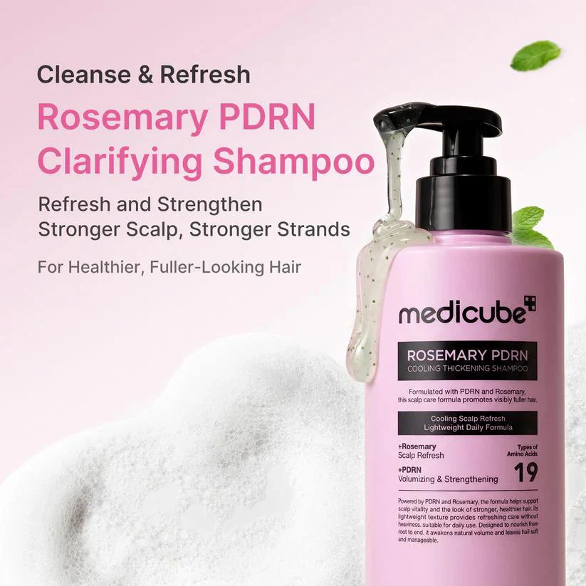 [Medicube] Rosemary PDRN Cooling Thickening Shampoo 400ml - Image 6
