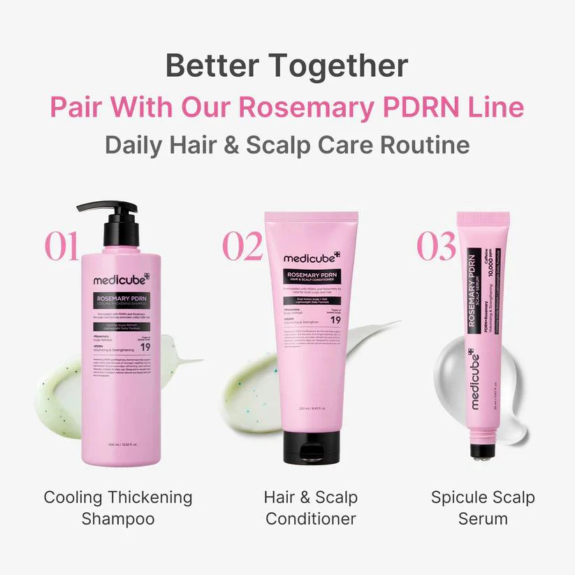 [Medicube] Rosemary PDRN Hair & Scalp Conditioner 250ml - Image 11