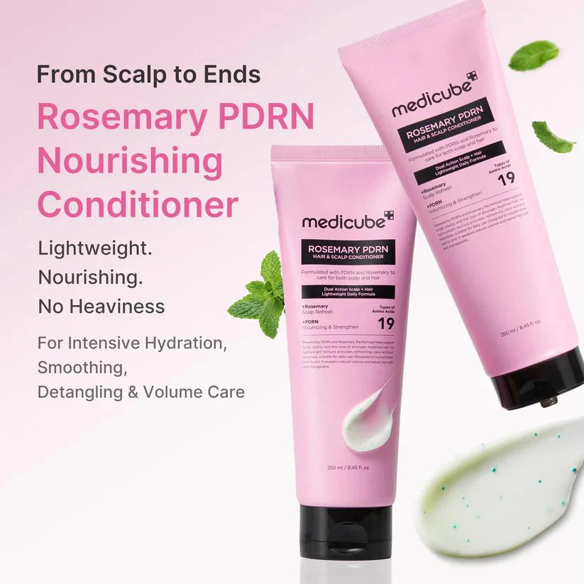 [Medicube] Rosemary PDRN Hair & Scalp Conditioner 250ml - Image 6