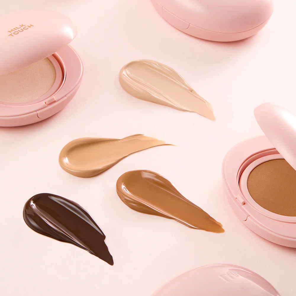 [milktouch] All-day Skin Fit Milky Glow Cushion #40N Cappuccino 15g - Image 4
